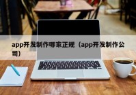 app開發(fā)制作哪家正規(guī)（app開發(fā)制作公司）