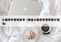 小程序開發(fā)項目書（微信小程序開發(fā)項目計劃書）