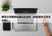 哪家公司做網(wǎng)站建設比較好（網(wǎng)站建設公司怎么樣）