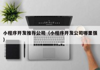 小程序開發(fā)推薦公司（小程序開發(fā)公司哪里強(qiáng)）